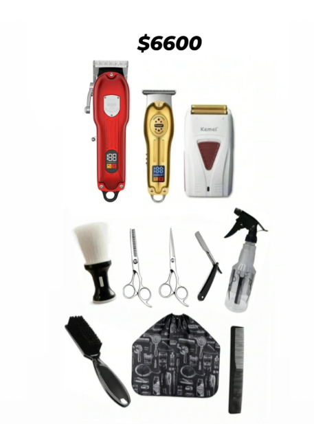 COMBO — insumos de barbería, $ 6.600