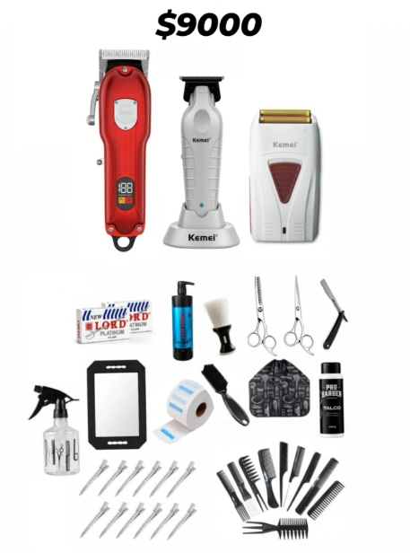 COMBO — insumos de barbería, $ 9.000