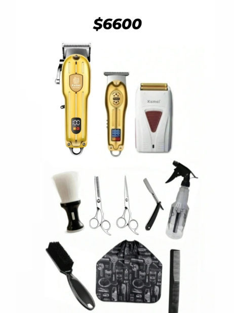COMBO — insumos de barbería, $ 6.600