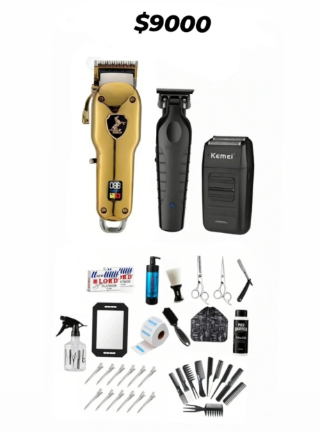 COMBO — insumos de barbería, $ 9.000