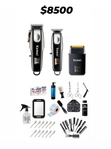COMBO — insumos de barbería, $ 8.500